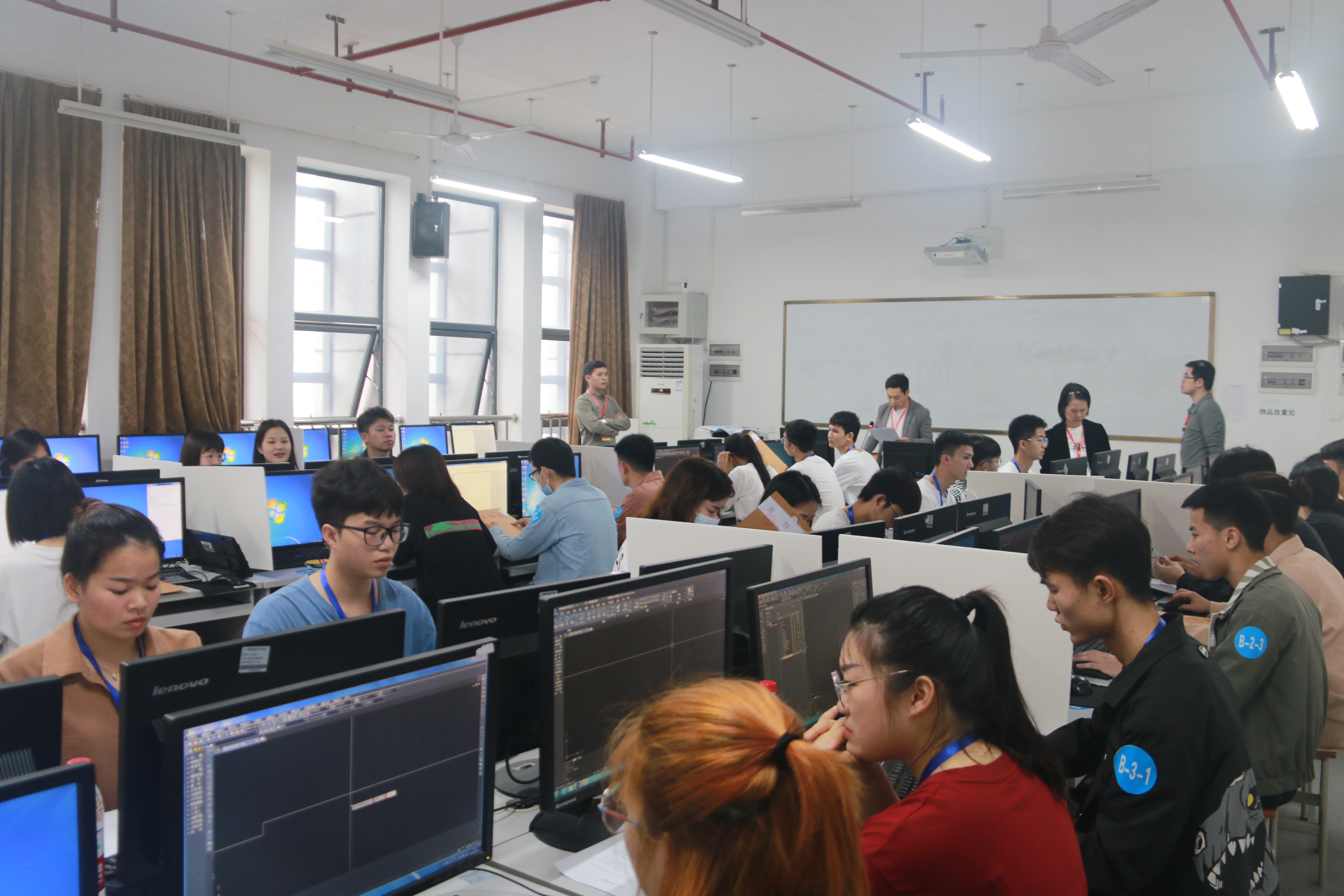 od平台官方官网装饰技术应用赛项比赛现场